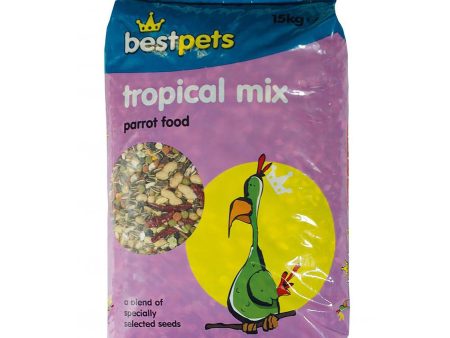 Bestpets Tropical Mix Parrot Food 15kg Fashion