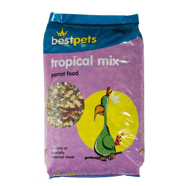 Bestpets Tropical Mix Parrot Food 15kg Fashion